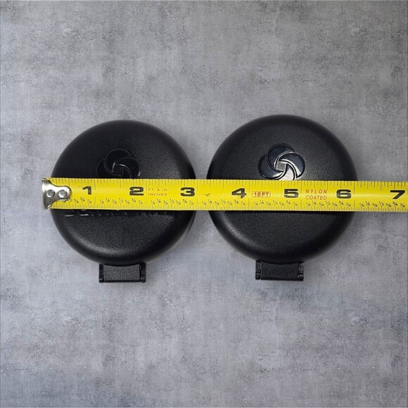 Samsonite Folding Travel Alarm Clocks Set of 2 w/ Box Tested & Working 3" Black - Picture 9 of 9